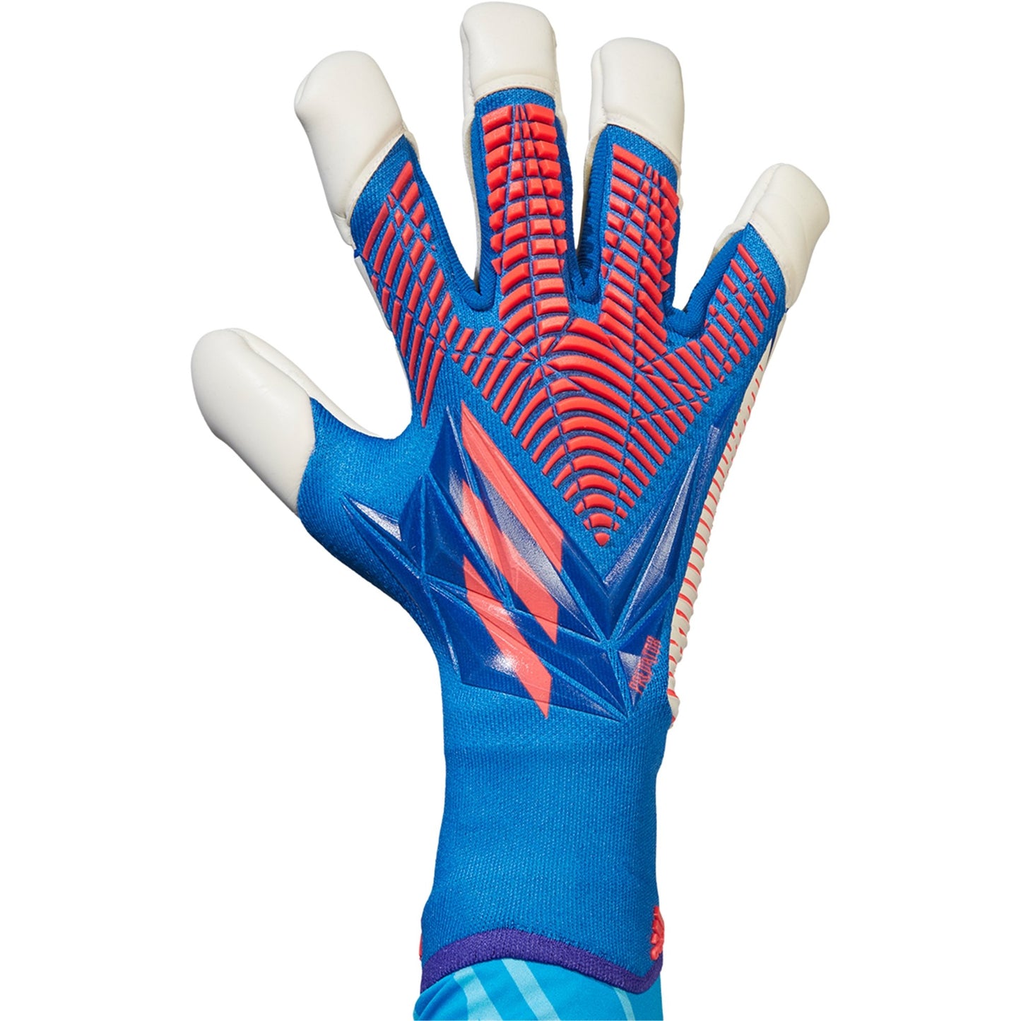 adidas Predator Pro Hybrid Goalkeeper Gloves - Blue/White/Red