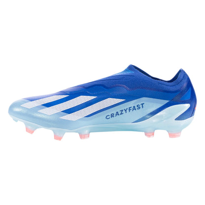 adidas X CrazyFast.1 Laceless FG Firm Ground Soccer Cleat - Bright Royal/White/Solar Red