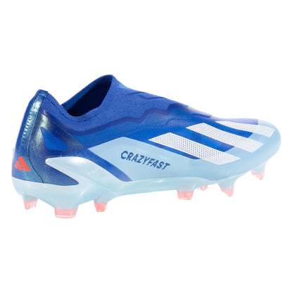 adidas X CrazyFast.1 Laceless FG Firm Ground Soccer Cleat - Bright Royal/White/Solar Red