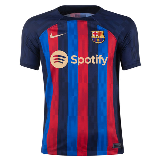 Kid's Replica Nike Barcelona Home Jersey 22/23