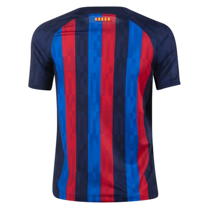 Kid's Replica Nike Barcelona Home Jersey 22/23