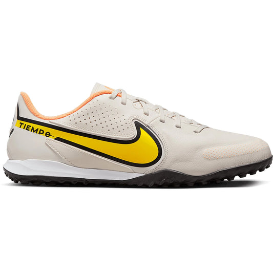 Nike Tiempo Legend 9 Academy TF Turf Soccer Shoe - Phantom/Yellow Strike/Sunset Glow